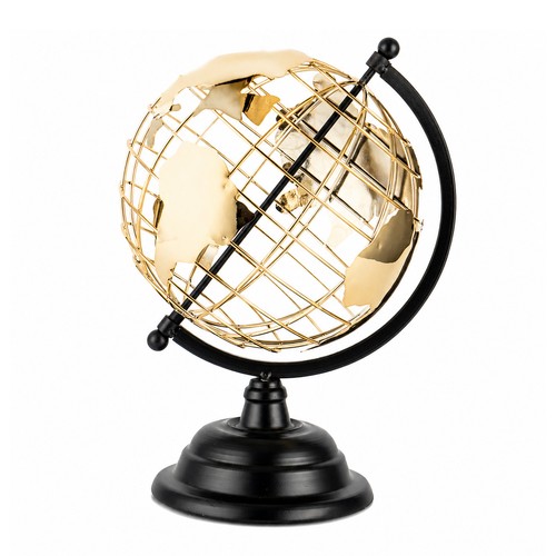 Schwarze globus skulptur - schwarze,