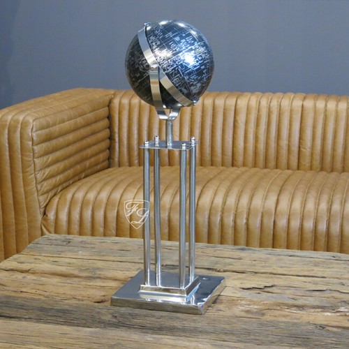 Deko chrom globus art deco - globus,