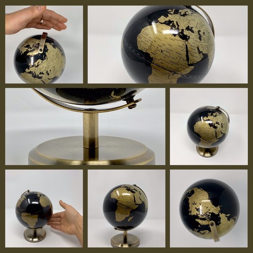 Globus schwarz gold - globus,